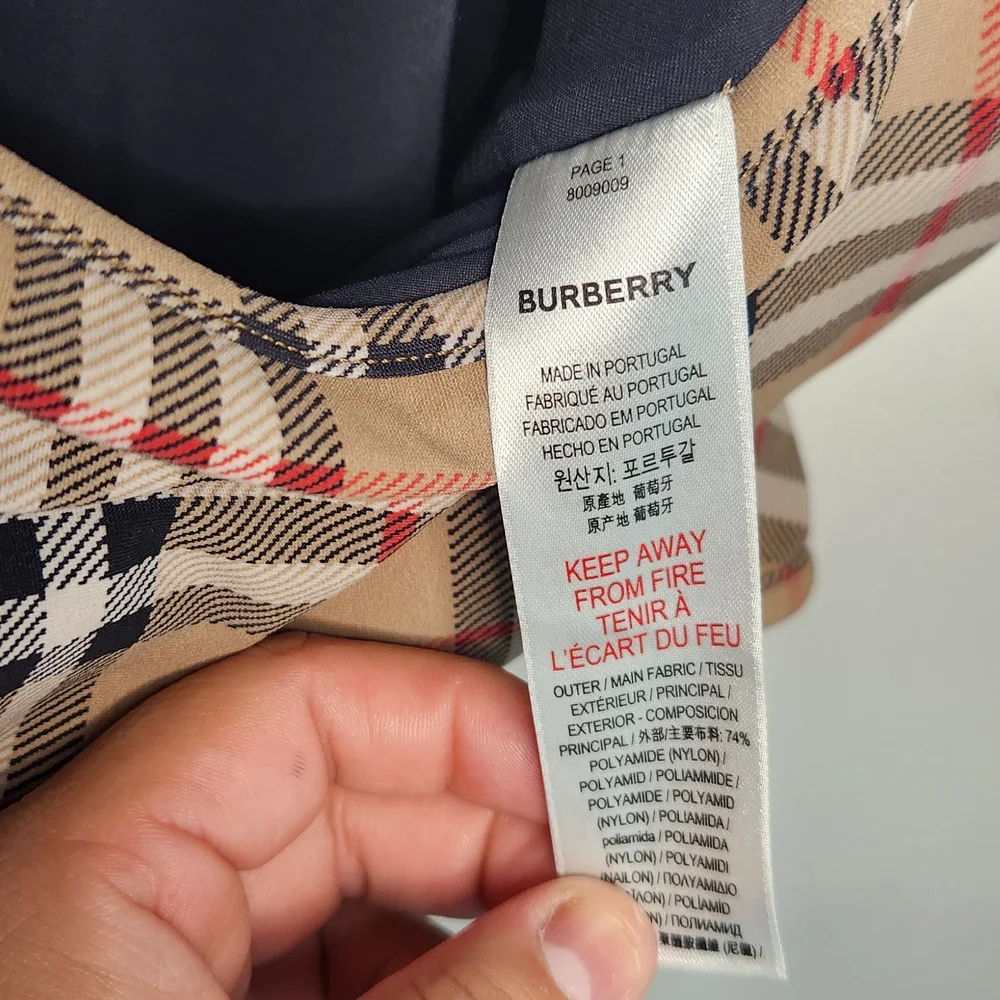 🔥 BURBERRY Check One-Piece Swimsuit | Size S | Designer Swim Bodysuit 🔥 - Picture 8 of 8